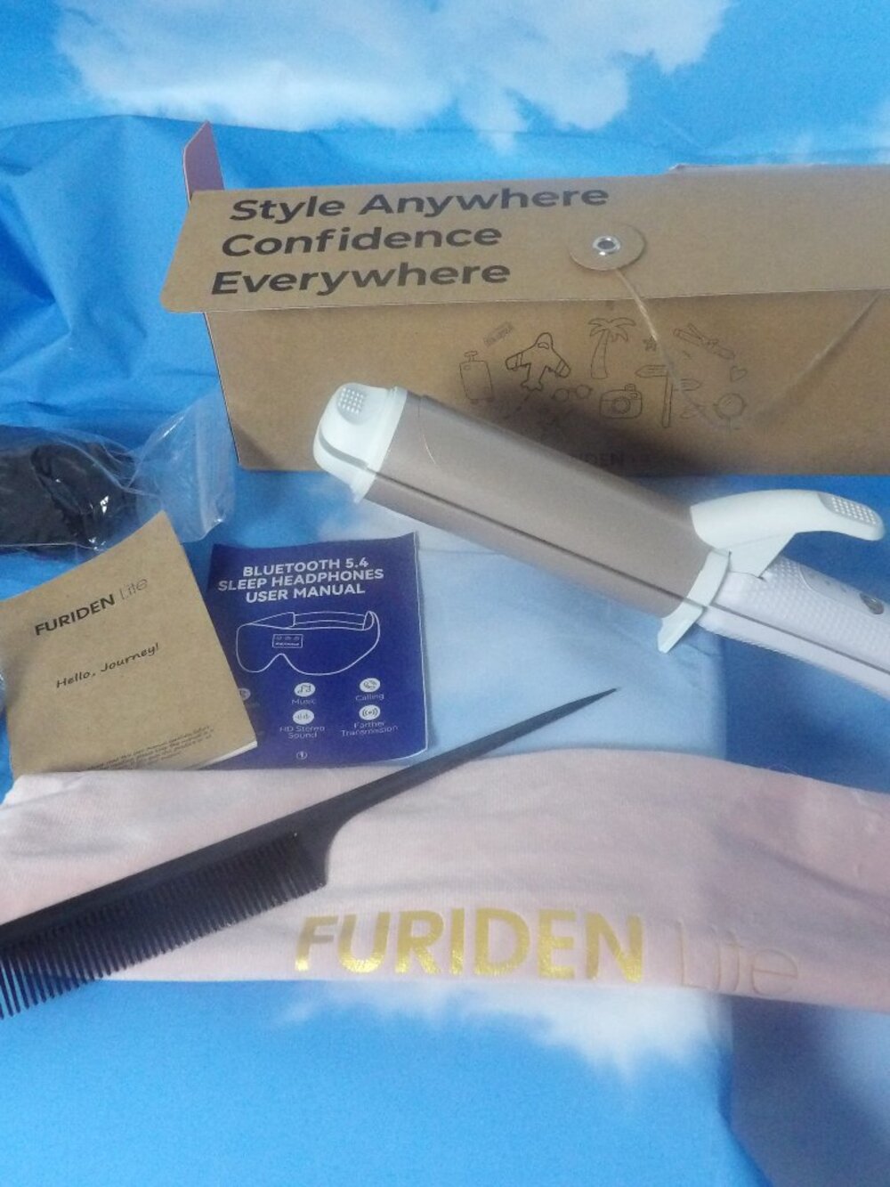 New FURIDEN Lite Dual-Voltage Curling or Straightening Iron
